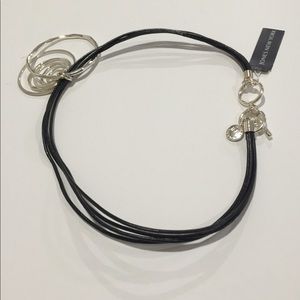 Jones New York Necklace four strand faux leather